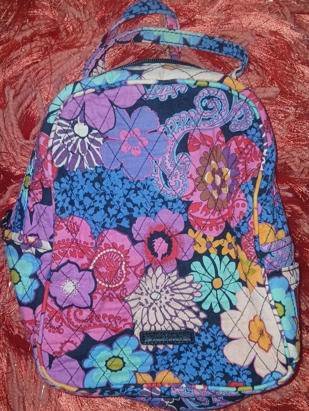 Vera Bradley Lunch Tote In Floral Fiesta Pattern